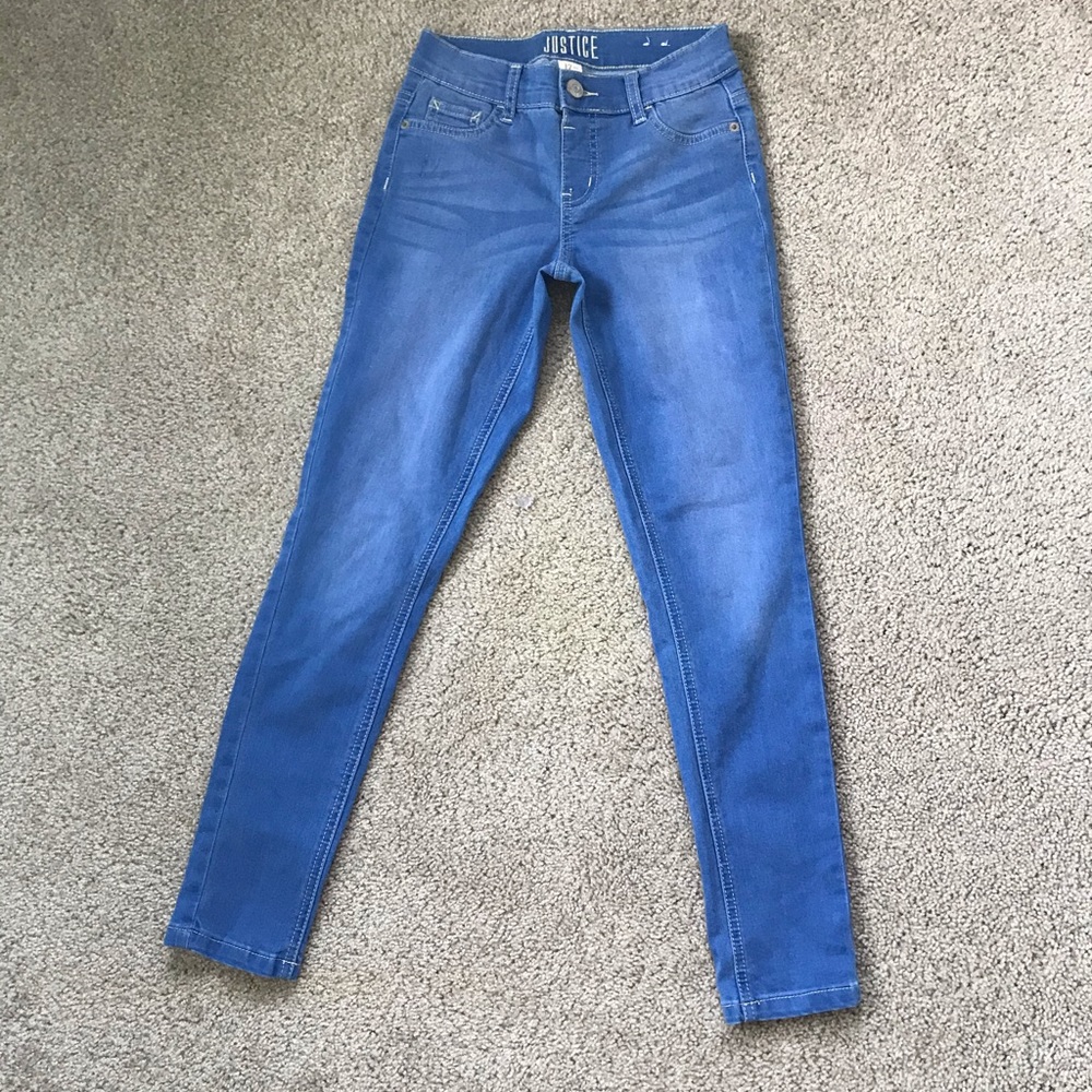 Justice jeans girls 12 slim